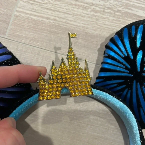 Disney Parks Mickey Main Attraction Ear Headband Cinderella Castle Fireworks - Picture 6 of 14